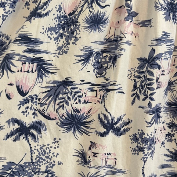 Abercrombie & Fitch Blue and White Floral Maxi Dress - Picture 3 of 3